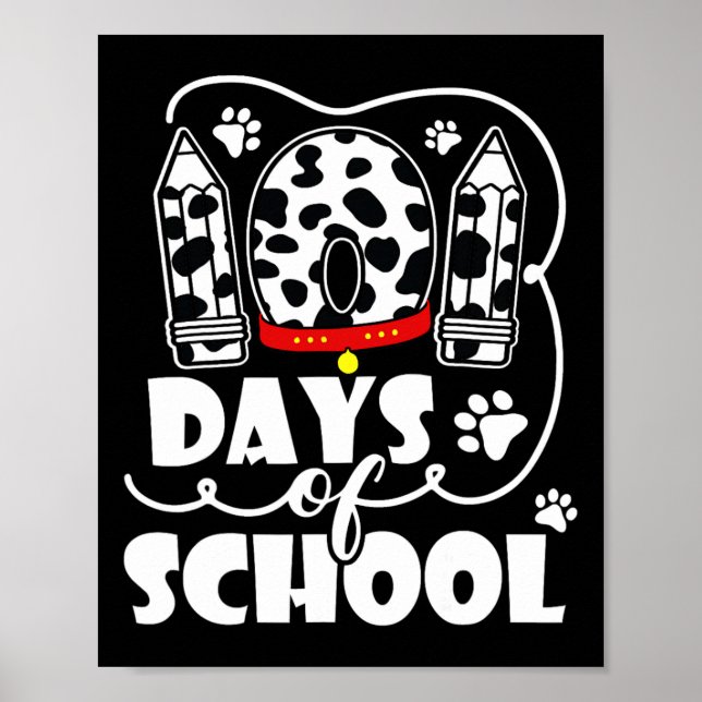 Affiche 101 Jours D'École Chien Dalmatien 100 Jours Plus I (Devant)