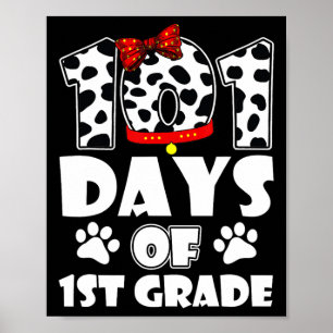 Affiche 101 Jours École 1ère année Chien 100 Jours Smarter