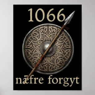 Affiche 1066 Naefre Forgyt N'oubliez Jamais Angleterre Vik