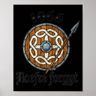 Affiche 1066 Naefre Forgyt N'oubliez Jamais Angleterre Vik