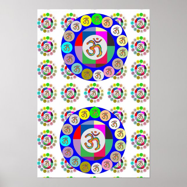 Affiche 108 Chant  : OM MANTRA OmMantra Pattern (Devant)