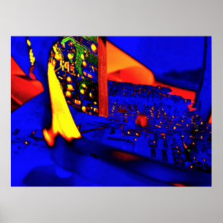 Affiche 10^23 Rouge Bleu