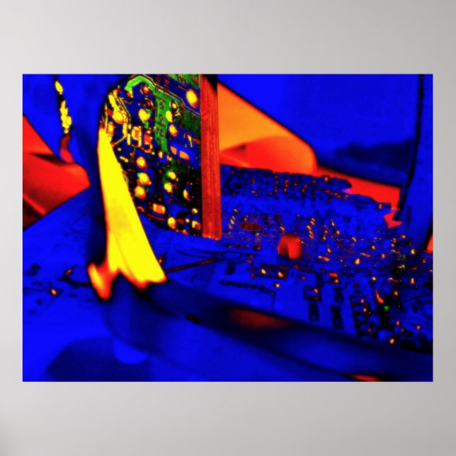 Affiche 10^23 Rouge Bleu (Devant)