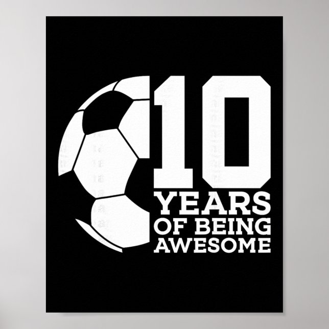 Affiche 10 Ans de Foot Incroyable 10ème Anniversaire _1  (Devant)