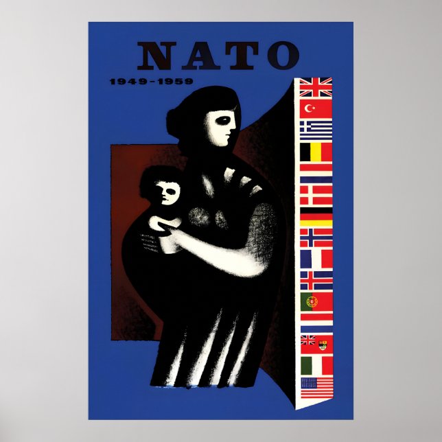 Affiche 10 ans OTAN 1949-1959 (Devant)