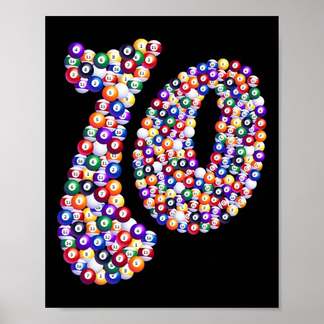 Affiche 10 Composé D'Un Billard (Devant)