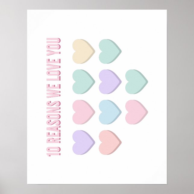 Affiche 10 raisons pour lesquelles nous vous aimons - Cade (Devant)