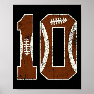 Affiche 10e anniversaire Amateurs de football Bdy Boy 10 a
