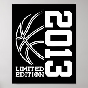 Affiche 10e anniversaire Basketball Limited Edition 2013 2