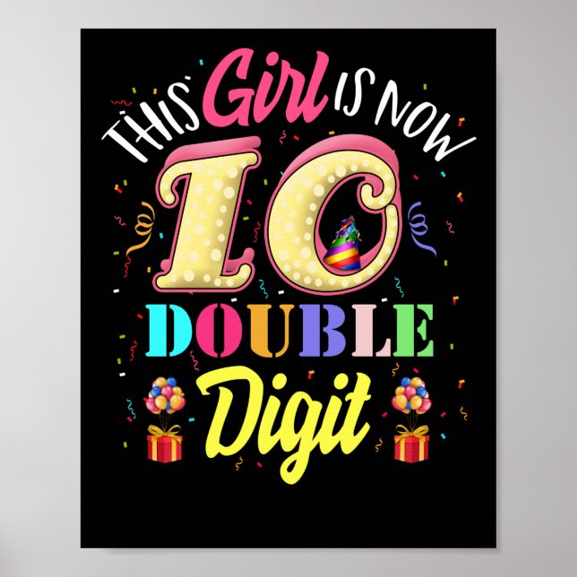 Affiche 10e anniversaire Cette fille est maintenant 10 chi (Devant)