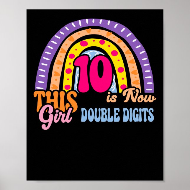 Affiche 10e anniversaire Cette fille est maintenant 10 chi (Devant)