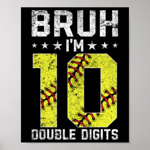 Affiche 10e anniversaire Douillet Bruh Je suis en double c