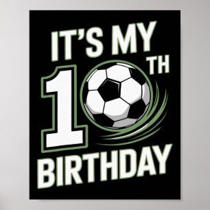 Affiche 10e anniversaire qui donne le coup d'envoi de l'an