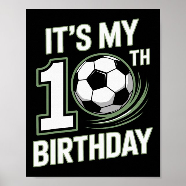 Affiche 10e anniversaire qui donne le coup d'envoi de l'an (Devant)