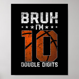Affiche 10e anniversaire Sketll Bruh Je suis en double chi