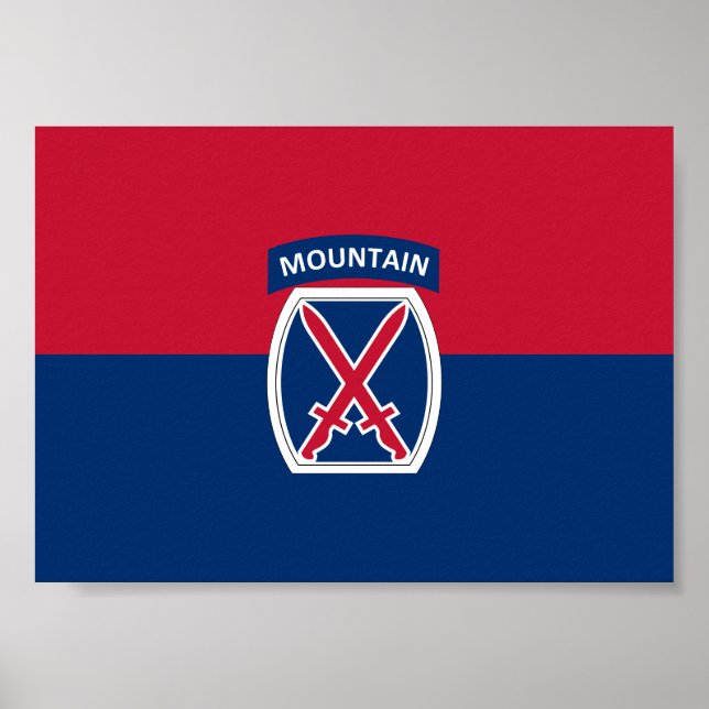 Affiche 10e division de montagne (Devant)