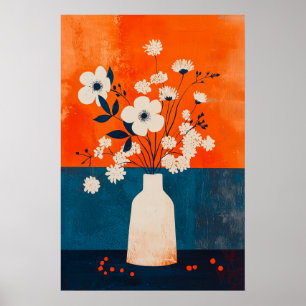 Affiche 1130 Force Et Calme D'Un Minimalisme Floral - Hi