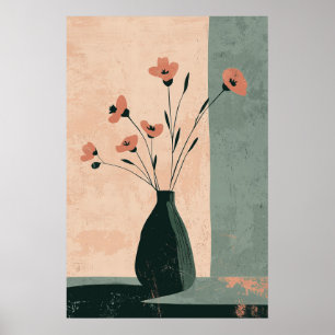 Affiche 1133 Force Et Calme D'Un Minimalisme Floral - Hi