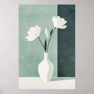 Affiche 1137 Force Et Calme D'Un Minimalisme Floral - Hi