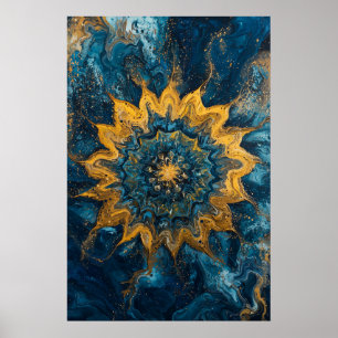 Affiche 1142 Incendie Et Eau