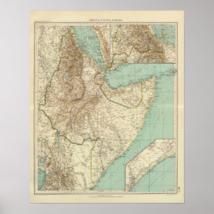 Affiche 11617 l'Érythrée, Ethiopie, Somalie