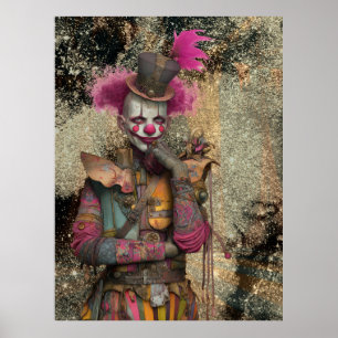 Affiche 11 FD2 Circus Clown Art Vintage Retro Carnival art