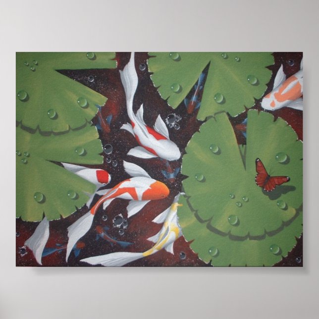 Affiche 11 koi (Devant)