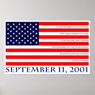 Affiche 11 septembre 2001