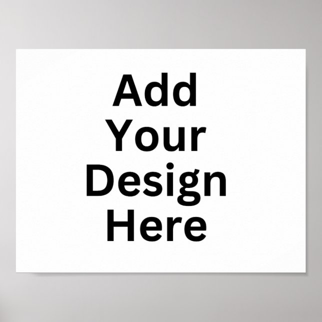 Affiche 11 x 8,5 po d'impression personnalisée (Devant)