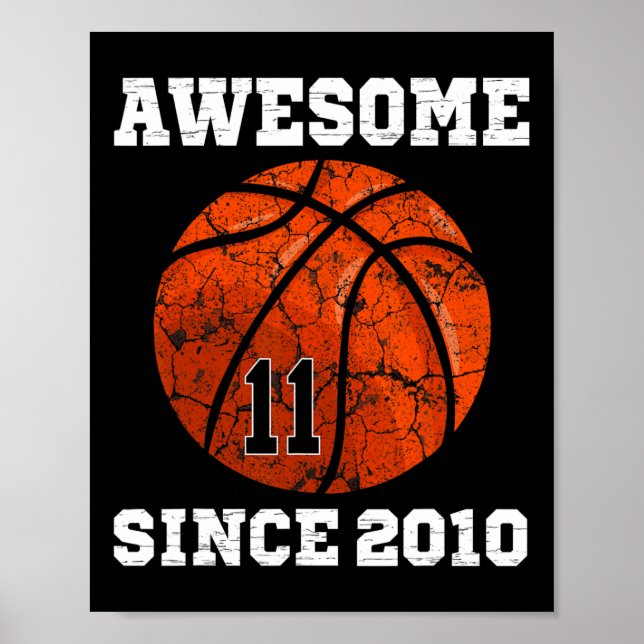 Affiche 11e Anniversaire Basketball Lover Don 11 Anniversa (Devant)