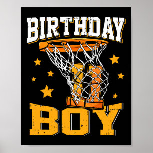 Affiche 11e anniversaire Bysketbyll garçon 11 ans Bysketby