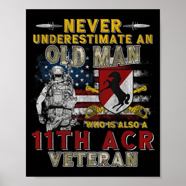 Affiche 11e régiment de cavalerie blindée Blackhorse Regim (Devant)