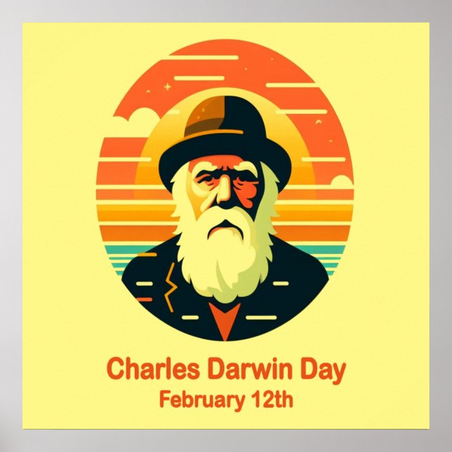 Affiche 12 février Journée Charles Darwin (Devant)