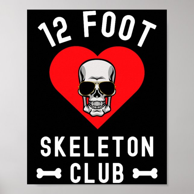 Affiche 12 Foot Skeleton Club Giant Skelly Gles Valentine' (Devant)