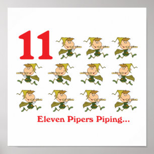 Affiche 12 jours 11 caniveaux de caniveau