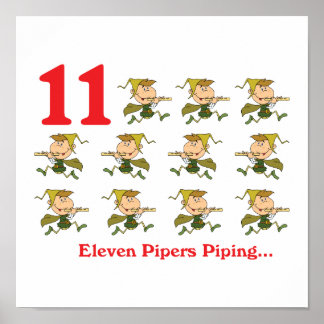 Affiche 12 jours 11 caniveaux de caniveau