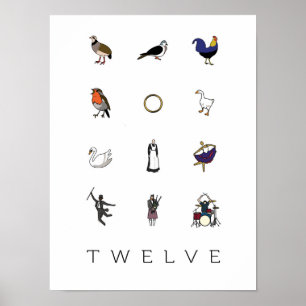 Affiche 12 Jours de Noël