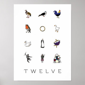 Affiche 12 Jours de Noël