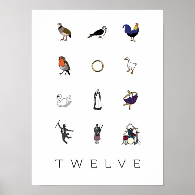 Affiche 12 Jours de Noël (Devant)