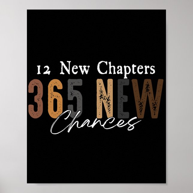 Affiche 12 New Chapters 365 New Chances  (Devant)