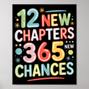 Affiche 12 nouveaux chapitres 365 chances citation insrati