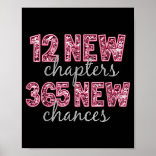 Affiche 12 nouveaux chapitres 365 nouvelles chances Bonne 