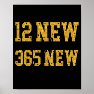 Affiche 12 nouveaux chapitres 365 nouvelles chances Bonne 