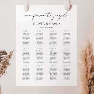 Affiche 12 Tableaux Simple Nos favoris Tableaux