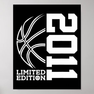 Affiche 12e anniversaire Basketball Limited Edition 2011