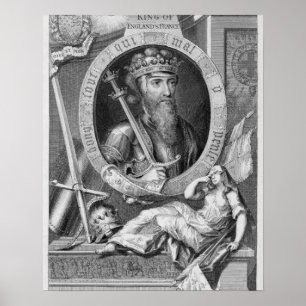 Affiche 1312-77) rois d'Angleterre d'Edouard III (à partir
