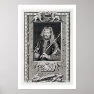 Affiche 1367-1413) rois d'Angleterre de Henry IV (à partir