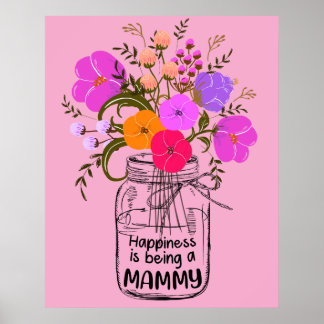 Affiche 13 Femmes Mignonnes Bonheur de Maman Être une Mama