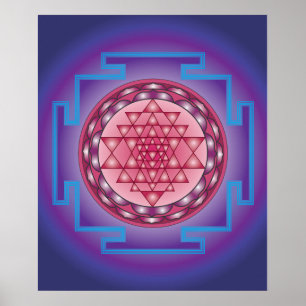 AFFICHE 13 SRI YANTRA - SANCTUAIRE