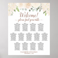 13 Table Roses Pêche Pâle Mariage Plan de Table